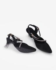 Giày Sandal Hạnh Dung Bít Mũi Xoàn Quấn HD041063AD