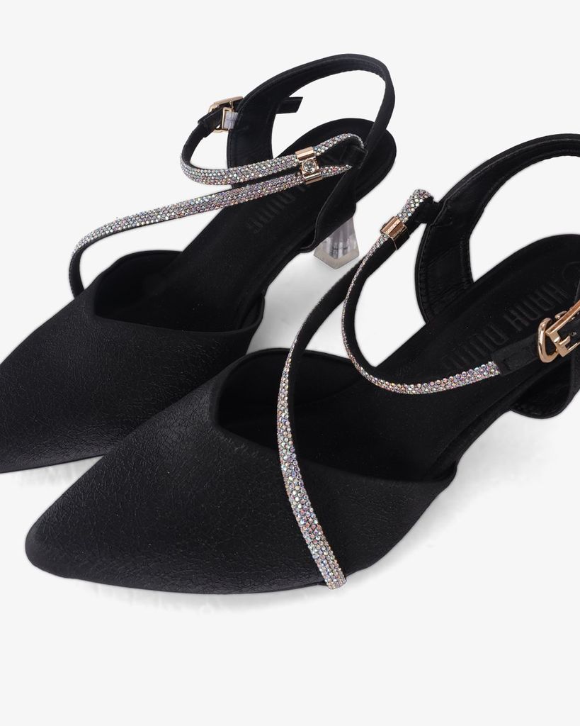 Giày Sandal Hạnh Dung Bít Mũi Xoàn Quấn HD041063AD