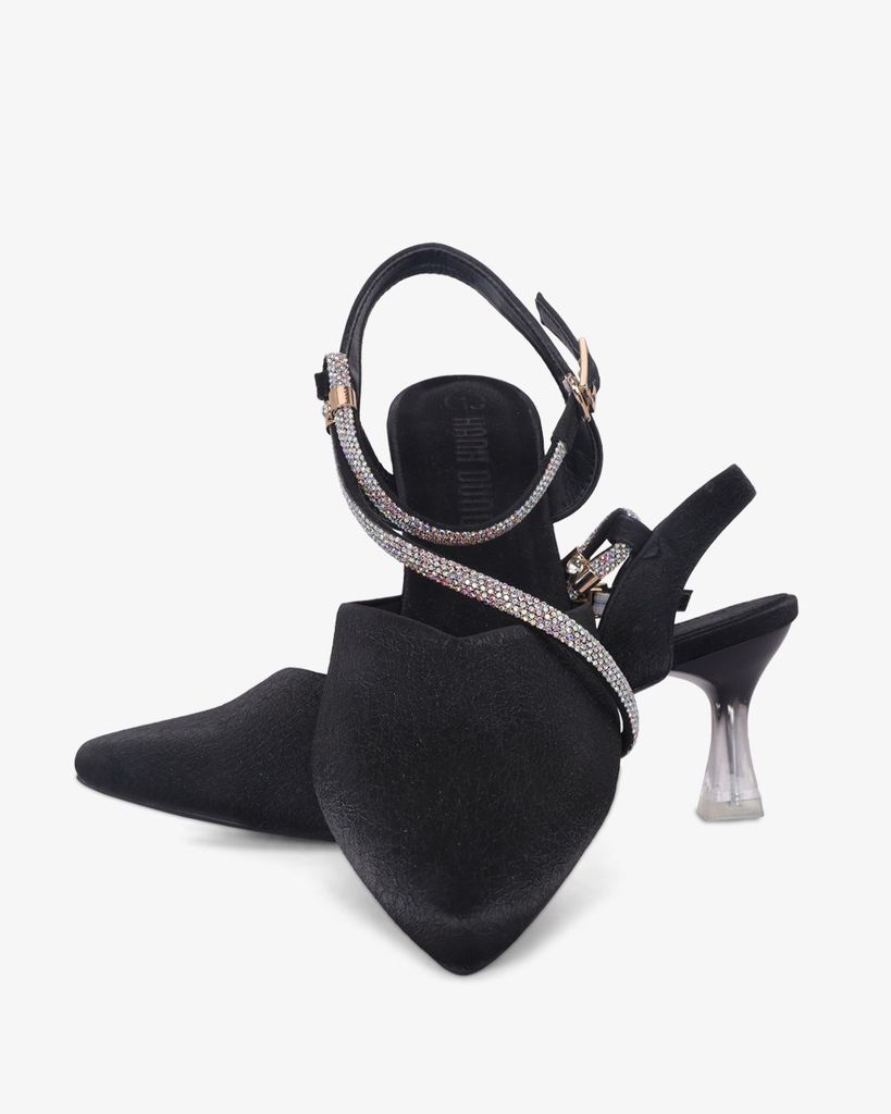 Giày Sandal Hạnh Dung Bít Mũi Xoàn Quấn HD041063AD