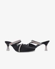 Giày Sandal Hạnh Dung Quai Đôi Bản Mảnh Đính Đá HD041065AD