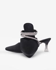 Giày Sandal Hạnh Dung Quai Đôi Bản Mảnh Đính Đá HD041065AD