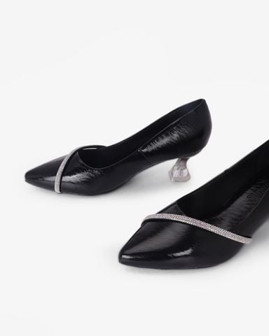 Giày Cao Gót Hạnh Dung Vân Đá Dây Xoàn HD041068AD