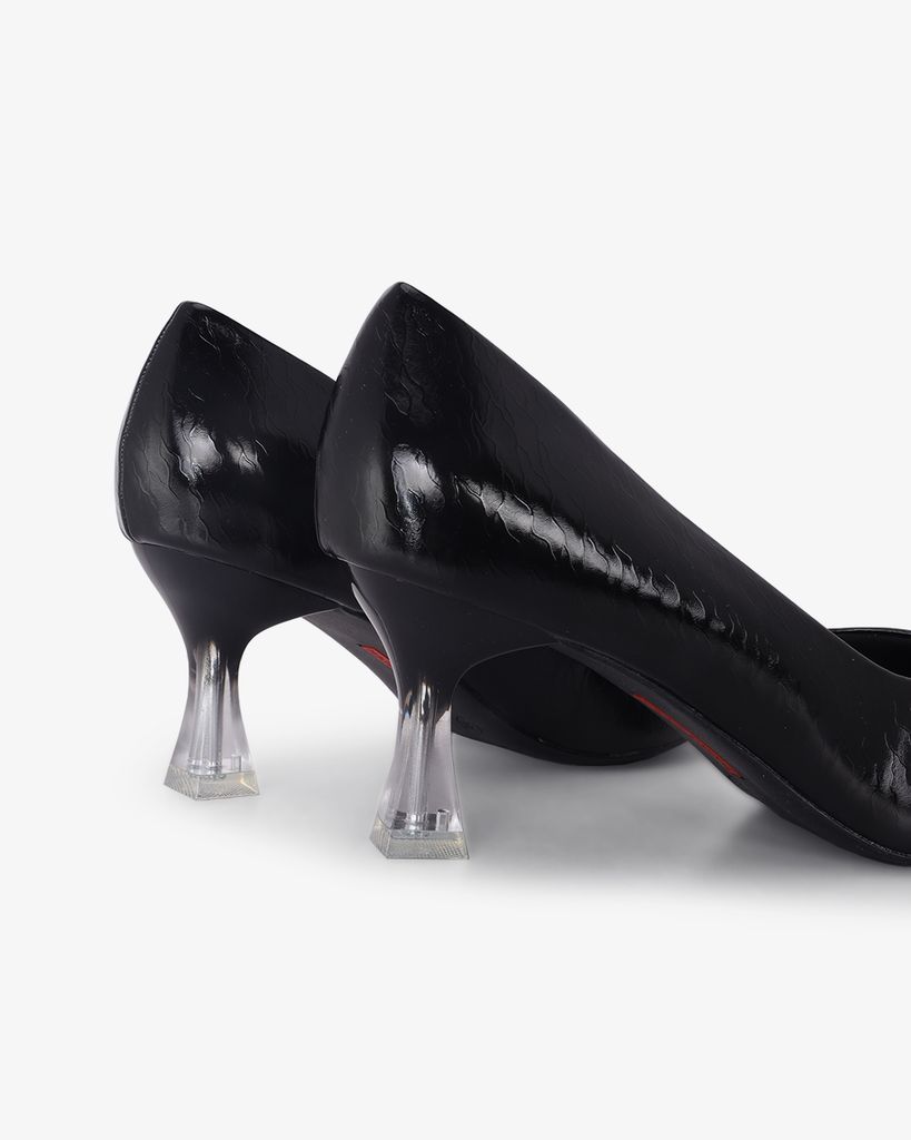 Giày Cao Gót Hạnh Dung Vân Đá Mũi Nhọn HD041069AD