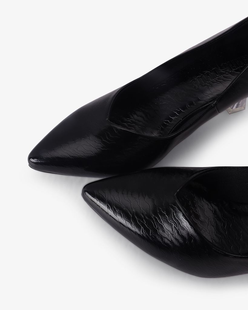 Giày Cao Gót Hạnh Dung Vân Đá Mũi Nhọn HD041069AD