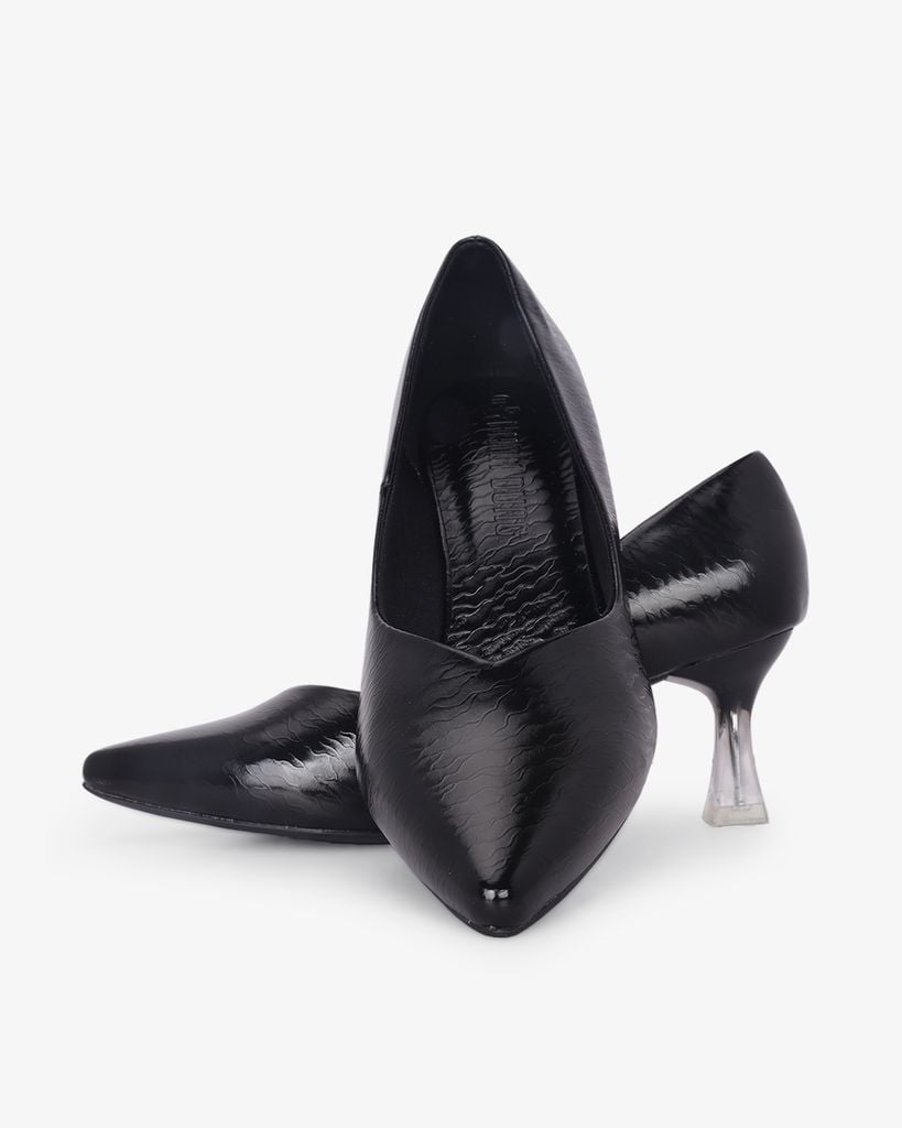 Giày Cao Gót Hạnh Dung Vân Đá Mũi Nhọn HD041069AD