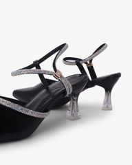 Giày Sandal Hạnh Dung Quai Dây Đính Đá HD041071AD