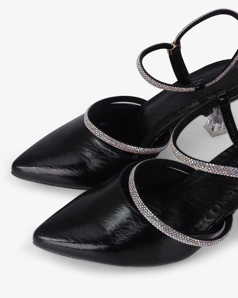 Giày Sandal Hạnh Dung Quai Dây Đính Đá HD041071AD