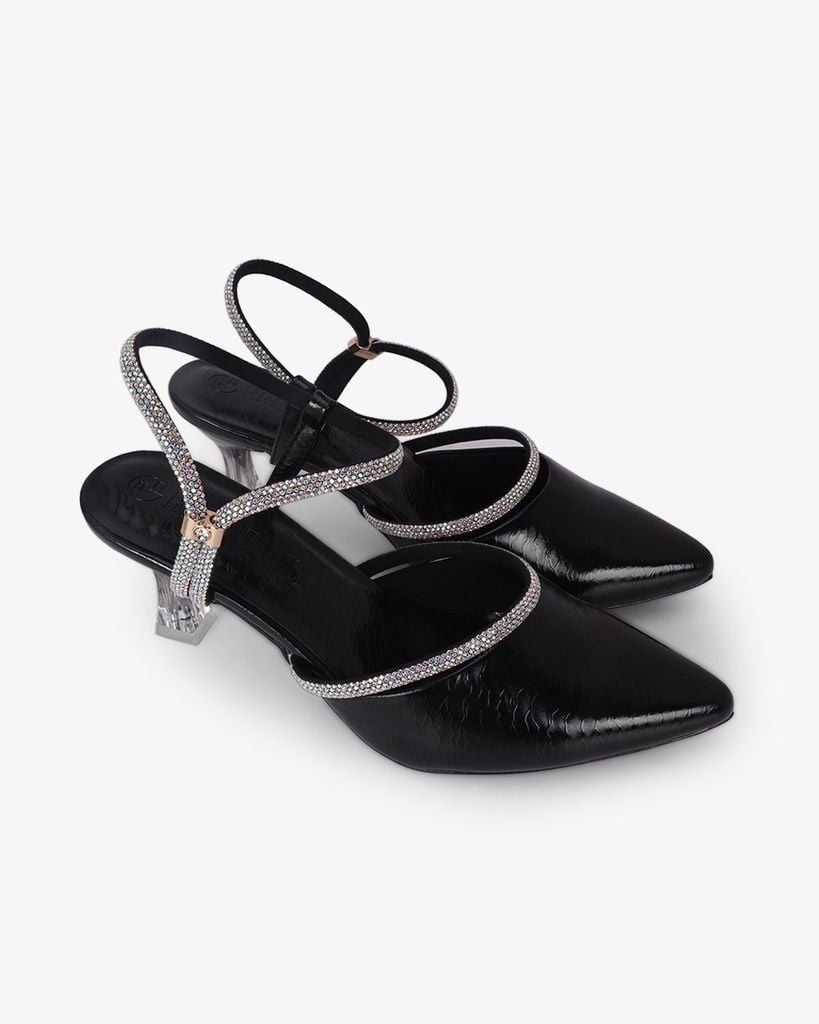 Giày Sandal Hạnh Dung Quai Dây Đính Đá HD041071AD