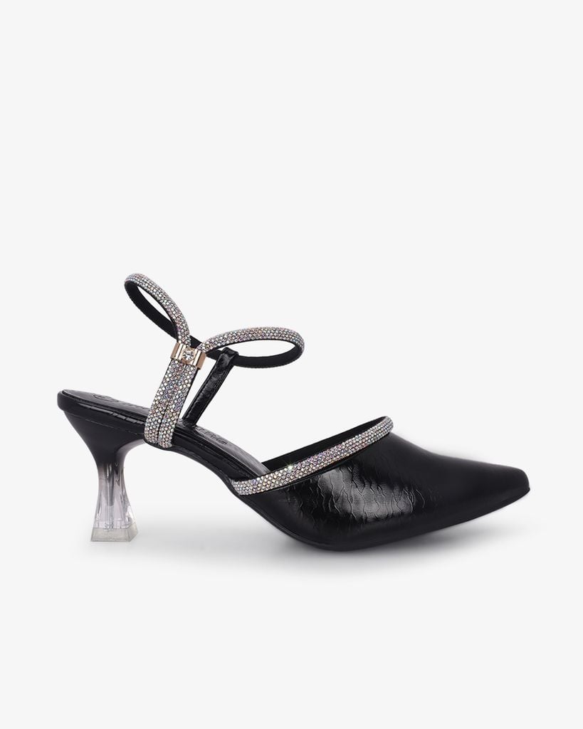 Giày Sandal Hạnh Dung Quai Dây Đính Đá HD041071AD