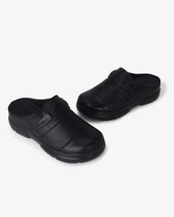 Dép Bít Mũi Hạnh Dung Quai Ngang Da Trơn HD041072AD