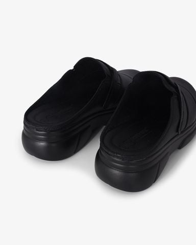 Dép Bít Mũi Hạnh Dung Quai Ngang Da Trơn HD041072AD