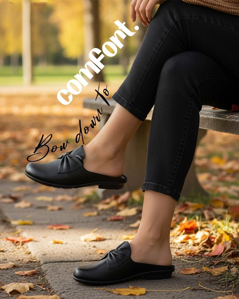 Dép Bít Mũi Hạnh Dung Nơ To HD041073AD