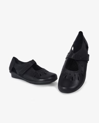 Giày Búp Bê Hạnh Dung Đục Lỗ Mũi Tròn HD041074AD