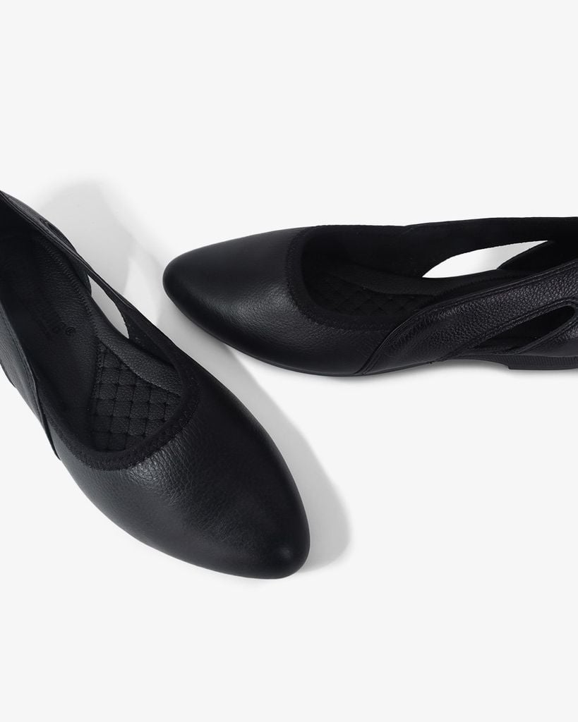 Giày Búp Bê Hạnh Dung Hở Mũi Nhọn HD041075AD