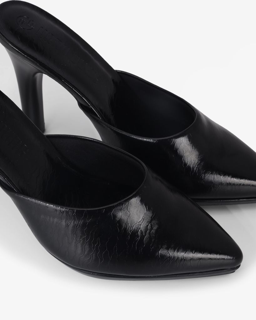 Dép Bít Mũi Hạnh Dung Quai Trơn Mũi Nhọn HD041077AD