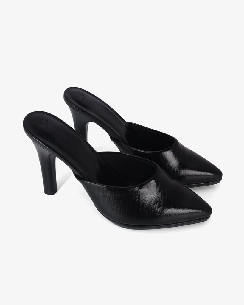 Dép Bít Mũi Hạnh Dung Quai Trơn Mũi Nhọn HD041077AD