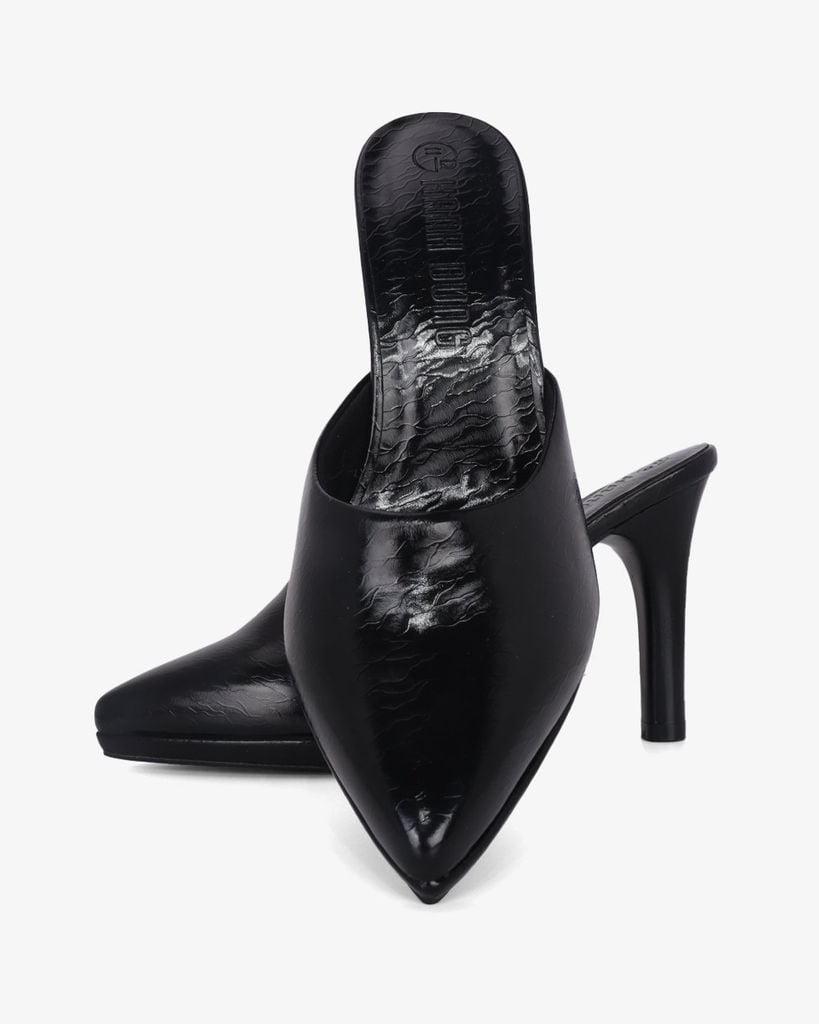 Dép Bít Mũi Hạnh Dung Quai Trơn Mũi Nhọn HD041077AD