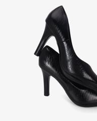 Giày Cao Gót Hạnh Dung Vân Đá Mũi Nhọn Cổ Tim HD041078AD