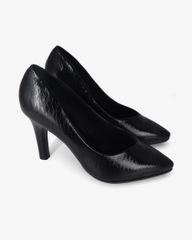 Giày Cao Gót Hạnh Dung Vân Đá Mũi Nhọn Cổ Tim HD041078AD