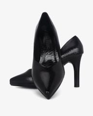 Giày Cao Gót Hạnh Dung Vân Đá Mũi Nhọn Cổ Tim HD041078AD