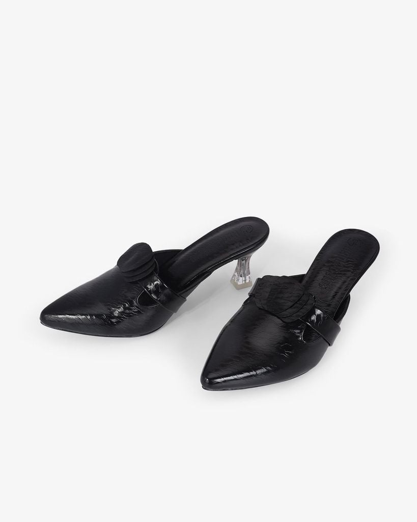 Dép Bít Mũi Hạnh Dung Dây Luồng Xếp HD041083AD