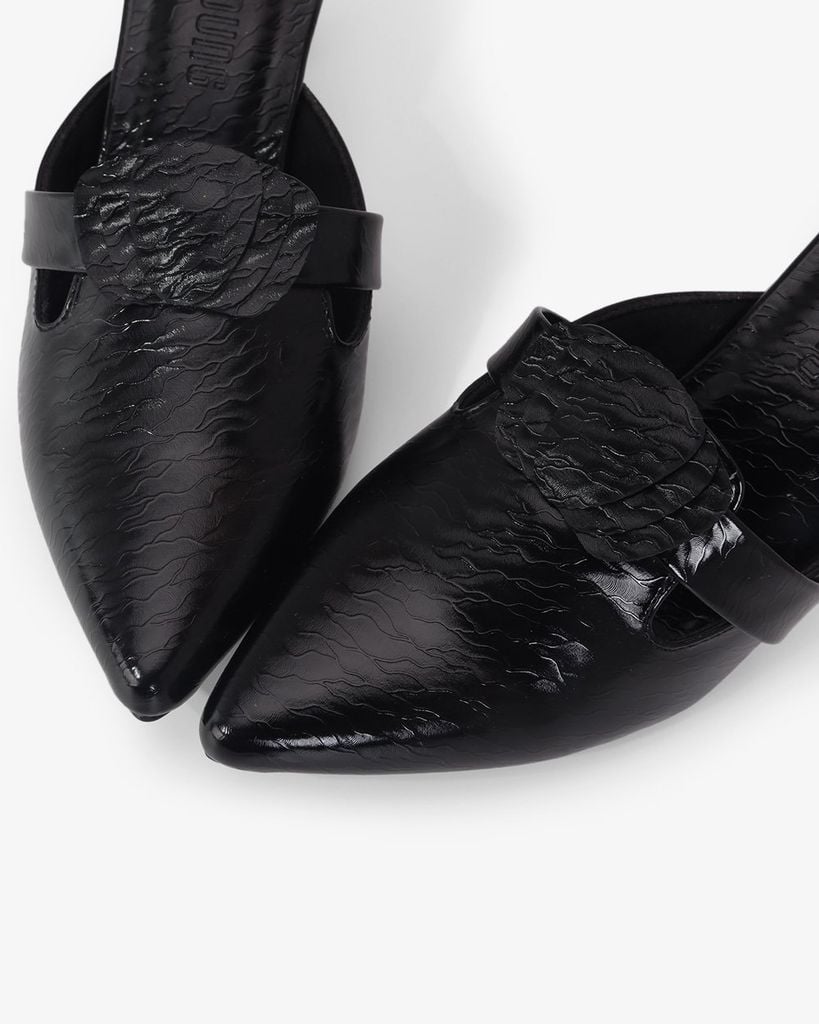 Dép Bít Mũi Hạnh Dung Dây Luồng Xếp HD041083AD