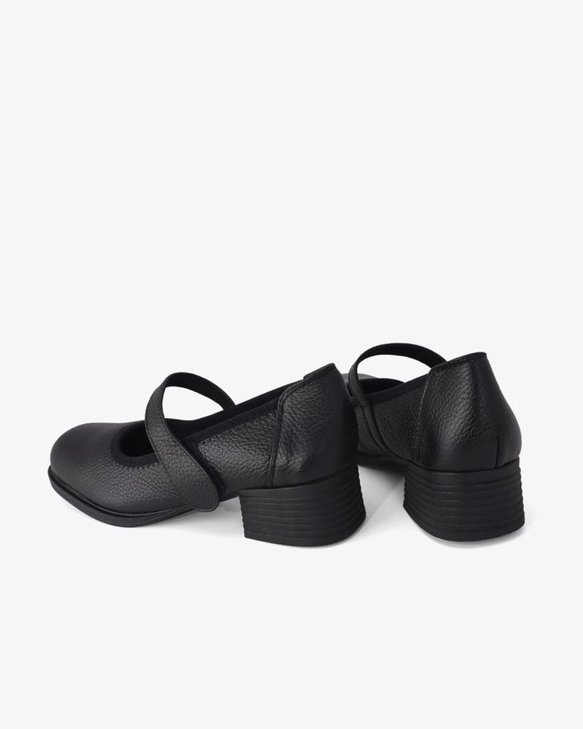 Giày Cao Gót Hạnh Dung Mũi Vuông Quai Dán HD041087AD