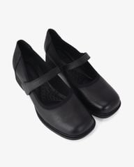 Giày Cao Gót Hạnh Dung Mũi Vuông Quai Dán HD041087AD