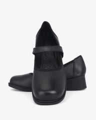 Giày Cao Gót Hạnh Dung Mũi Vuông Quai Dán HD041087AD