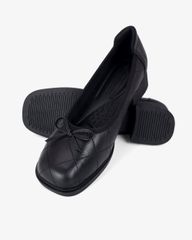 Giày Cao Gót Hạnh Dung Mũi Vuông Nơ HD041088AD