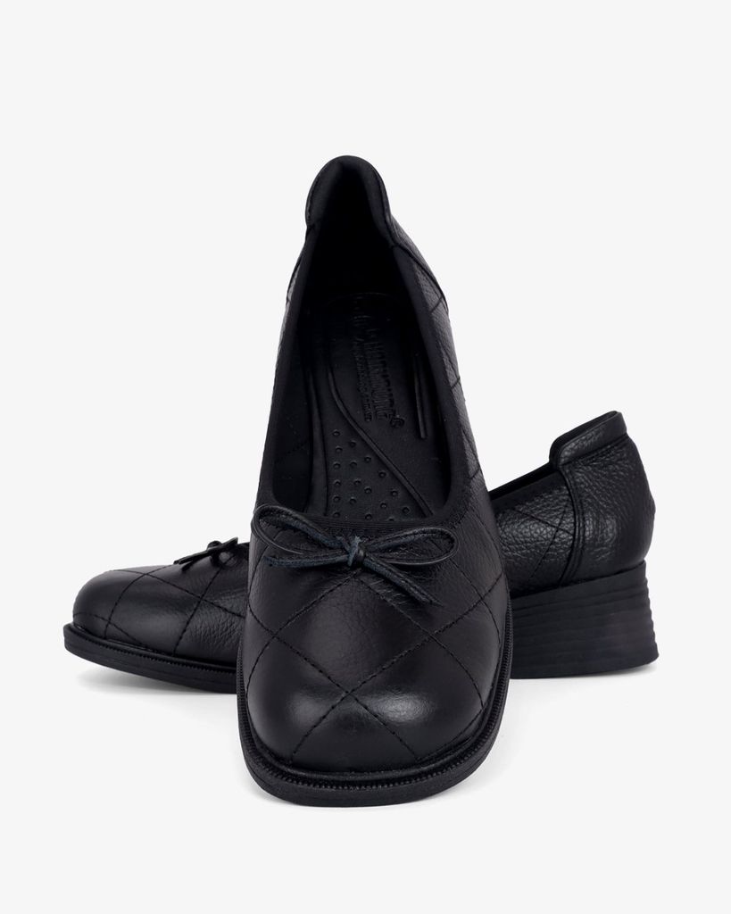 Giày Cao Gót Hạnh Dung Mũi Vuông Nơ HD041088AD