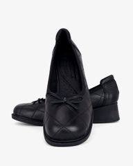 Giày Cao Gót Hạnh Dung Mũi Vuông Nơ HD041088AD