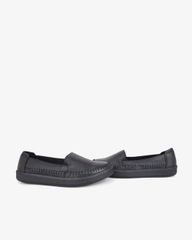 Giày Mọi Hạnh Dung Da Trơn May Chỉ Nổi HD041090AD