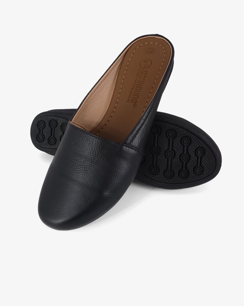 Dép Bít Mũi Hạnh Dung Trơn Mũi Tròn HD041093AD