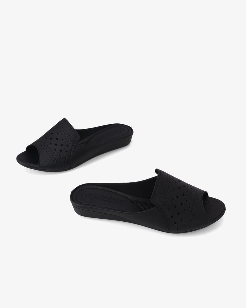 Dép Xuồng Hạnh Dung Hở Mũi Đục Lỗ HD041096AD