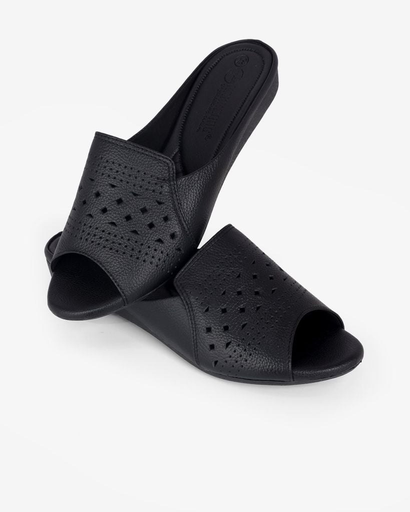 Dép Xuồng Hạnh Dung Hở Mũi Đục Lỗ HD041096AD