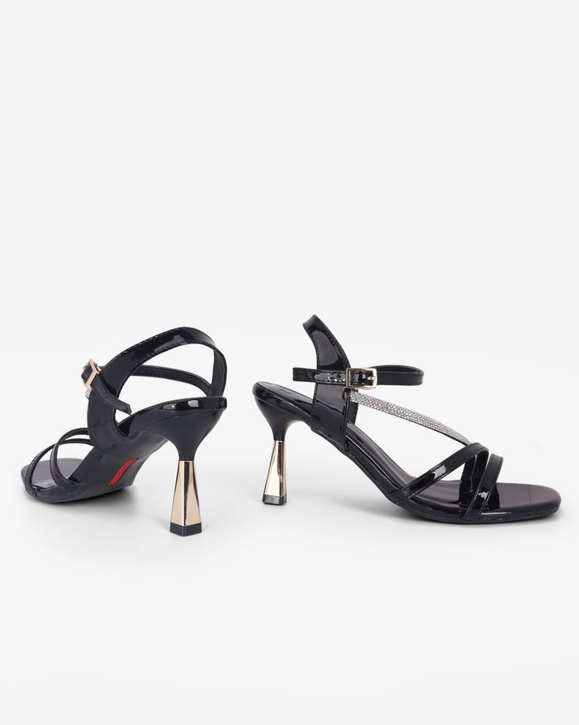 Sandal Cao Gót Hạnh Dung Dây Xoàn Xéo HD041097AD