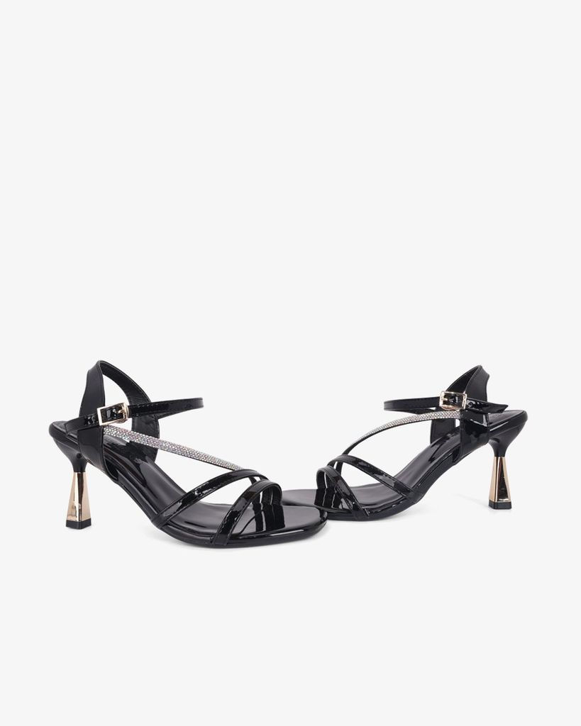 Sandal Cao Gót Hạnh Dung Dây Xoàn Xéo HD041097AD