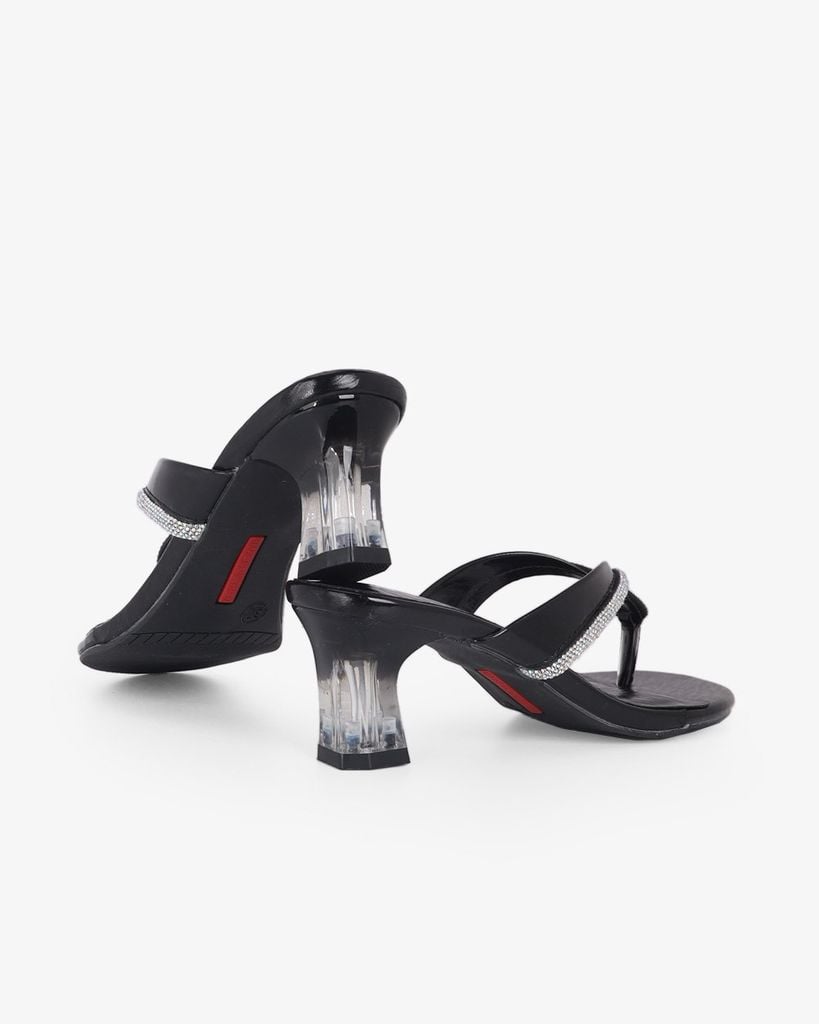 Dép Cao Gót Hạnh Dung Xỏ Ngón Xoàn Xoắn HD041099AD