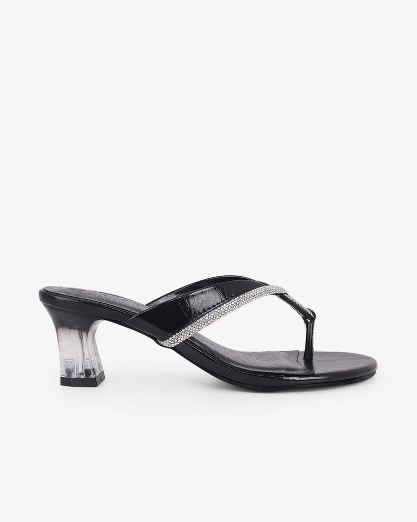 Dép Cao Gót Hạnh Dung Xỏ Ngón Xoàn Xoắn HD041099AD