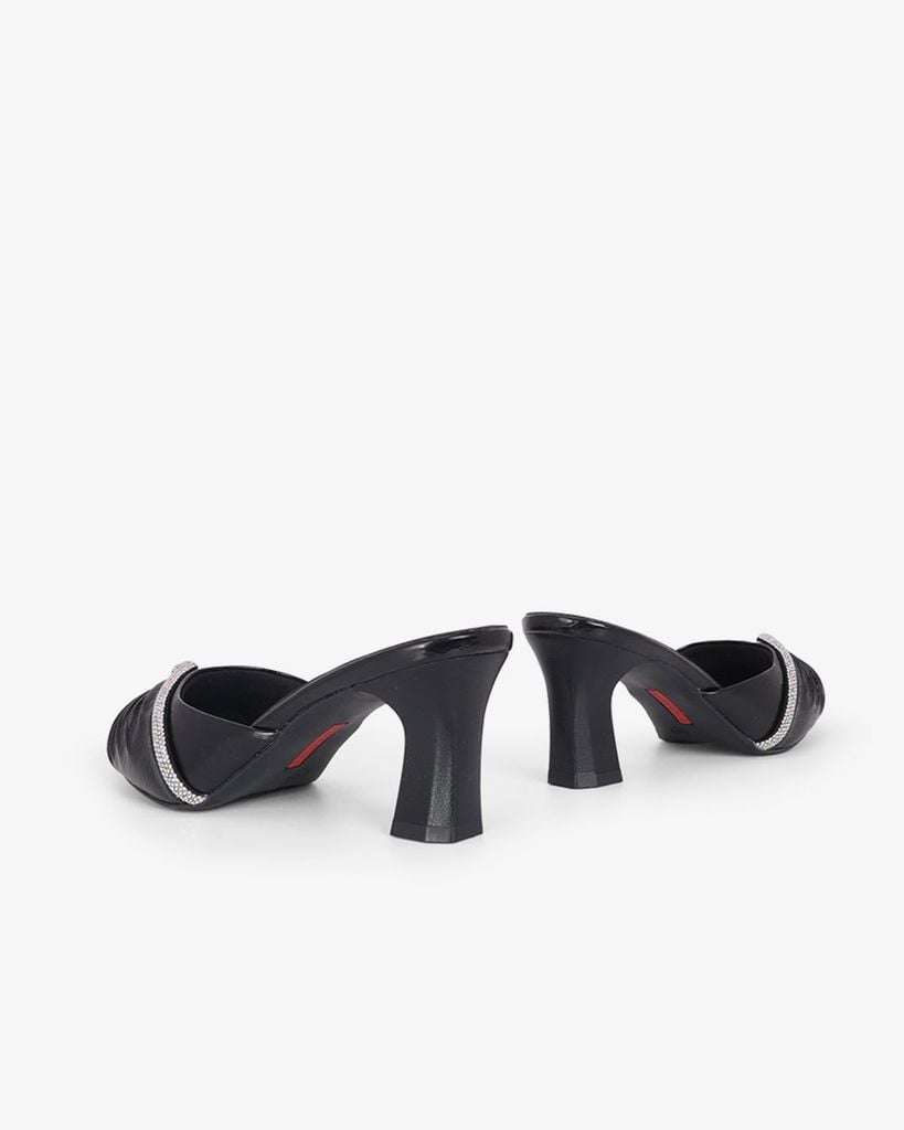 Dép Bít Mũi Hạnh Dung Quai Nơ Xoàn HD041100AD