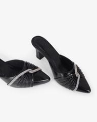 Dép Bít Mũi Hạnh Dung Quai Nơ Xoàn HD041100AD