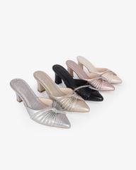 Dép Bít Mũi Hạnh Dung Quai Nơ Xoàn HD041100AD