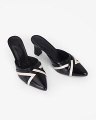 Dép Bít Mũi Hạnh Dung Quai Xoắn Hai Màu HD041101AD