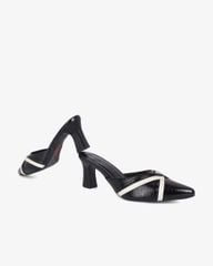 Dép Bít Mũi Hạnh Dung Quai Xoắn Hai Màu HD041101AD