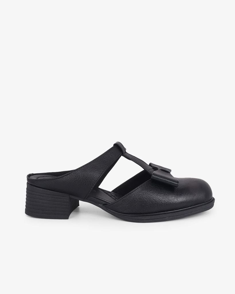 Dép Bít Mũi Hạnh Dung Quai Bản T Nơ HD041104AD