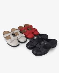 Dép Bít Mũi Hạnh Dung Quai Bản T Nơ HD041104AD