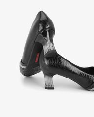 Giày Cao Gót Hạnh Dung Hở Mũi Xoàn Ngang HD041105AD