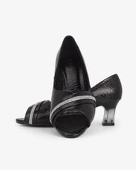 Giày Cao Gót Hạnh Dung Hở Mũi Xoàn Ngang HD041105AD