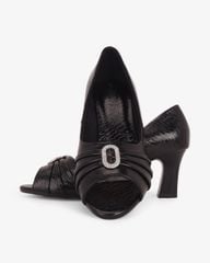 Giày Cao Gót Hạnh Dung Hở Mũi Xoàn Oval HD041106AD